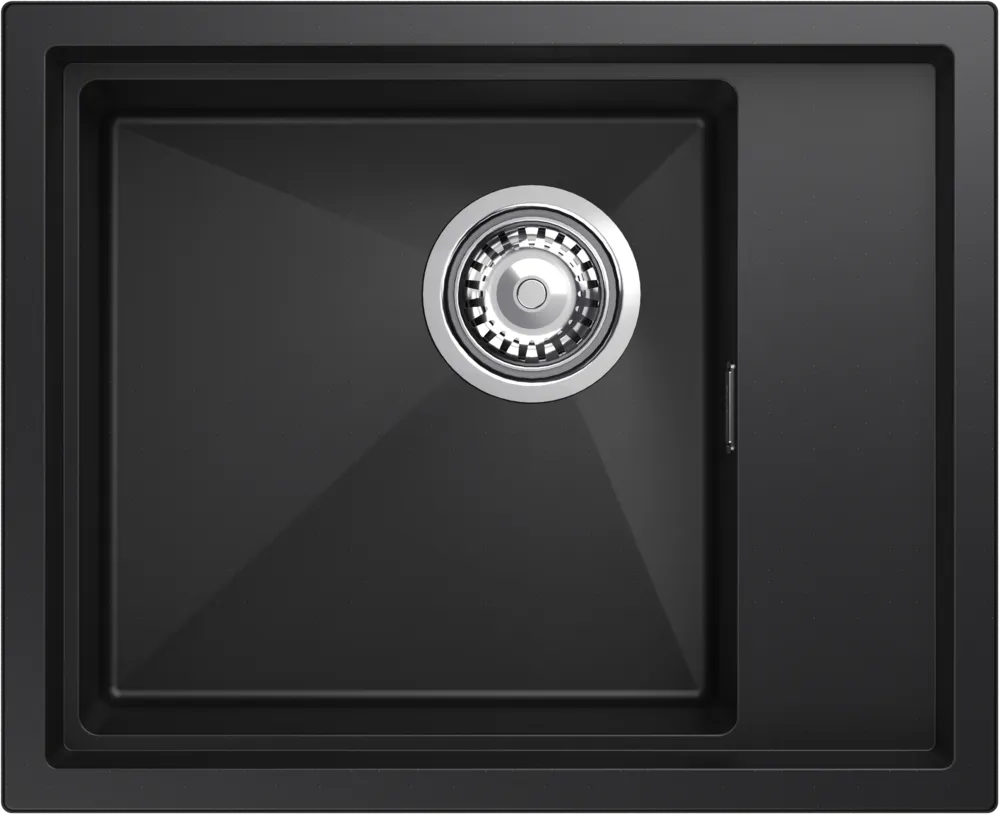 Детальное фото товара: Rivelato NOBILE NB-544-R nero, мойка, гранит, черный