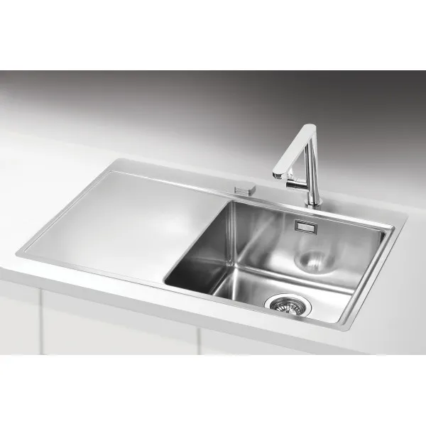 Детальное фото товара: ALVEUS PURE 40R new KMB 90, мойка, нержавеющая сталь, правая (в комплекте с сифоном 1148858)