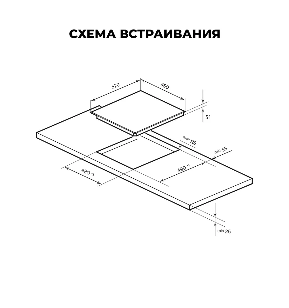 Схема встраивания