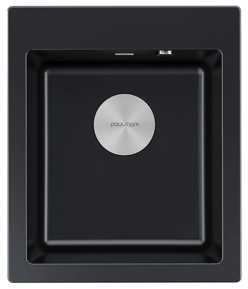 Фото товара: Paulmark KANTE 40, мойка, гранит, черный металлик