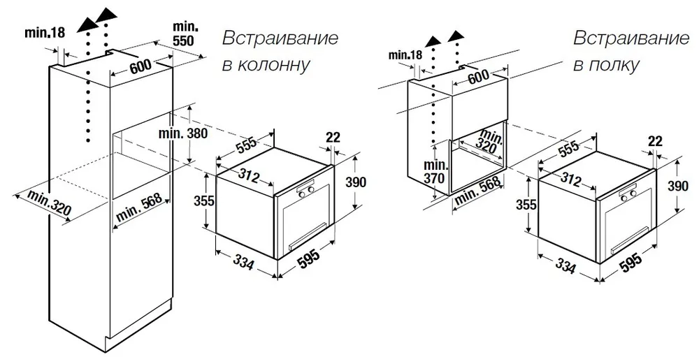 Схема встраивания