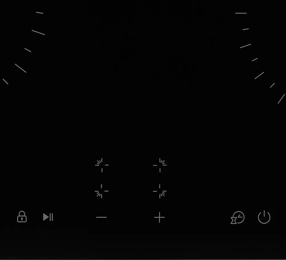 Детальное фото товара: Krona ZAUBER 60 BL TK стеклокерамическая поверхность