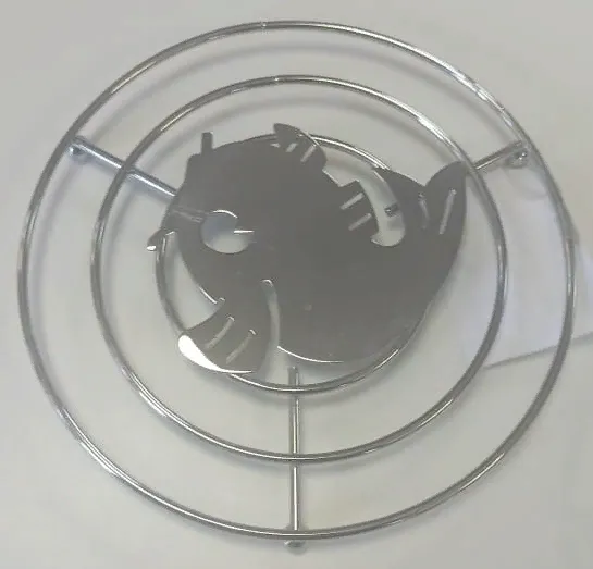 Фото товара: Seaman подставка под горячее, хром "Рыбка", SSA-029-WP (Water Polish)