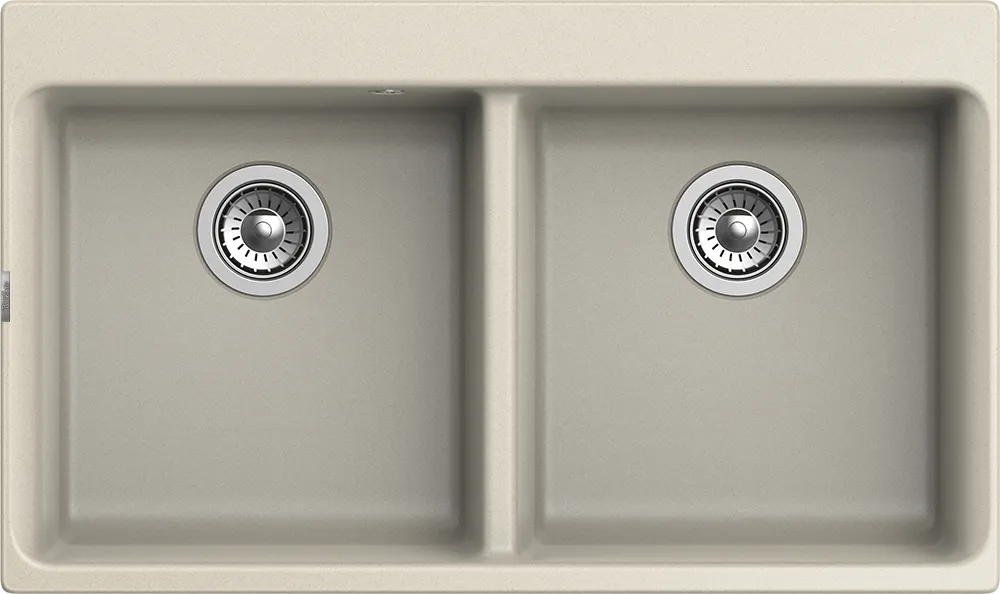 Фото товара: Rivelato AXEL X-90-2D beige scuro, мойка, гранит, темно-бежевый