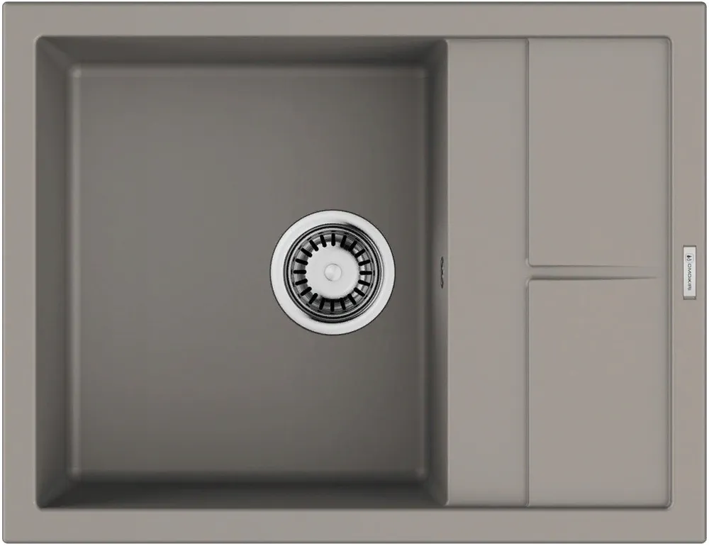Детальное фото товара: Omoikiri Sumi 65A-GR, мойка, керамика, leningrad grey