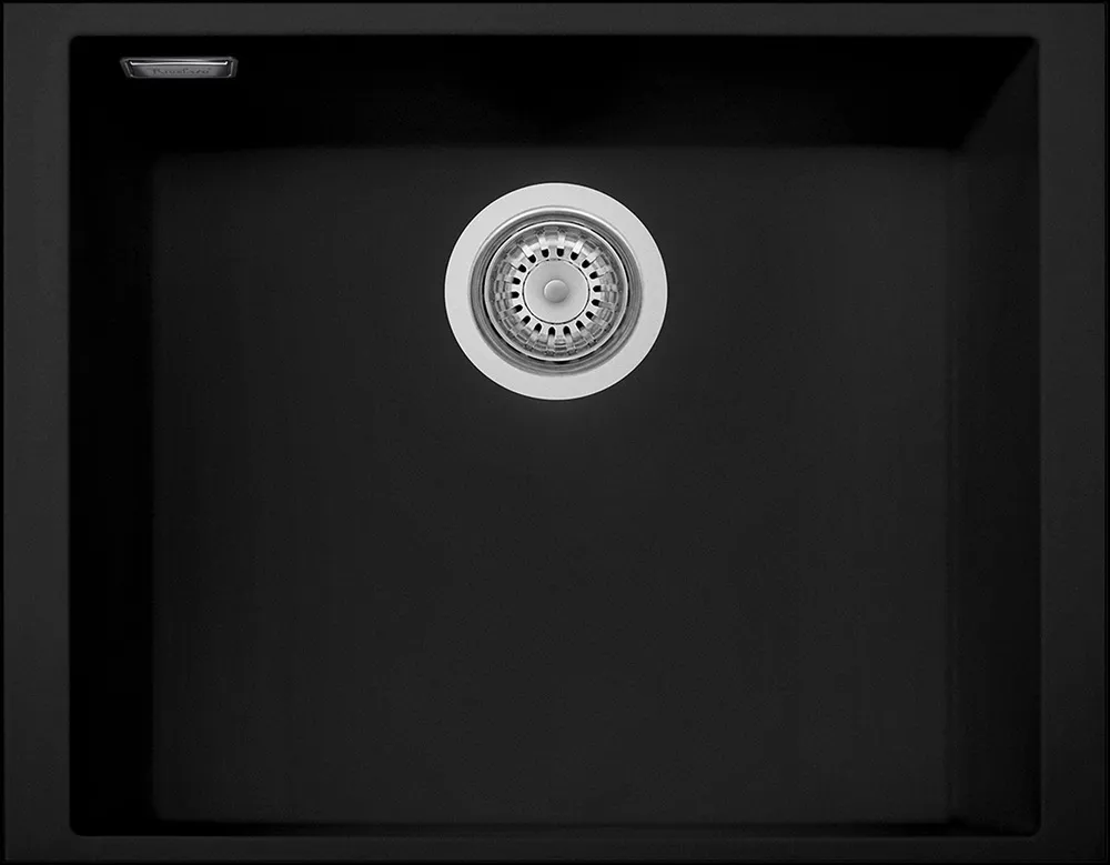 Детальное фото товара: Rivelato STRIA SR-5649 nero profondo, мойка, керамика, черный