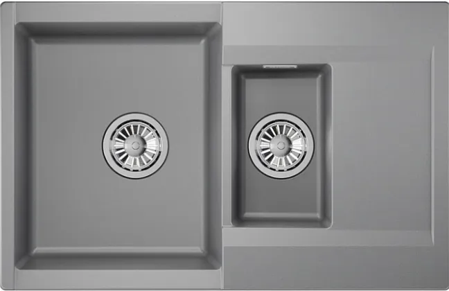 Фото товара: GRANULA ES-7808 мойка, гранит, алюминиум