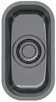 Фото товара: ALVEUS VARIANT MONARCH 110 ANTHRACITE, мойка, нерж. сталь, антрацит (в компл. с выпуском без сифона)