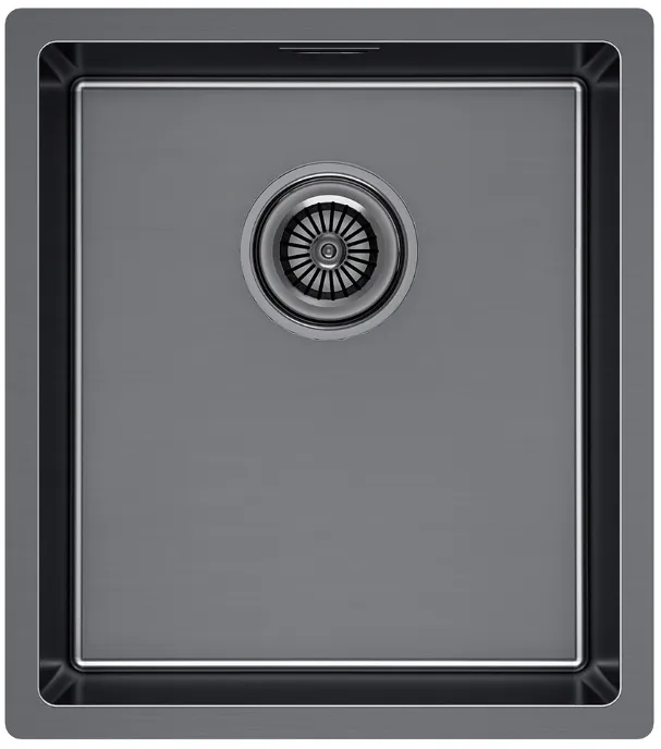 Детальное фото товара: Paulmark YUNI 39 UNI, мойка, нержавеющая сталь, вороненая сталь