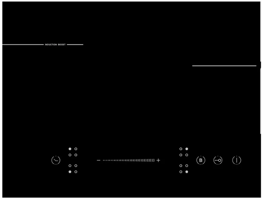 Детальное фото товара: HISTORY HI 6410 BBK индукционная поверхность