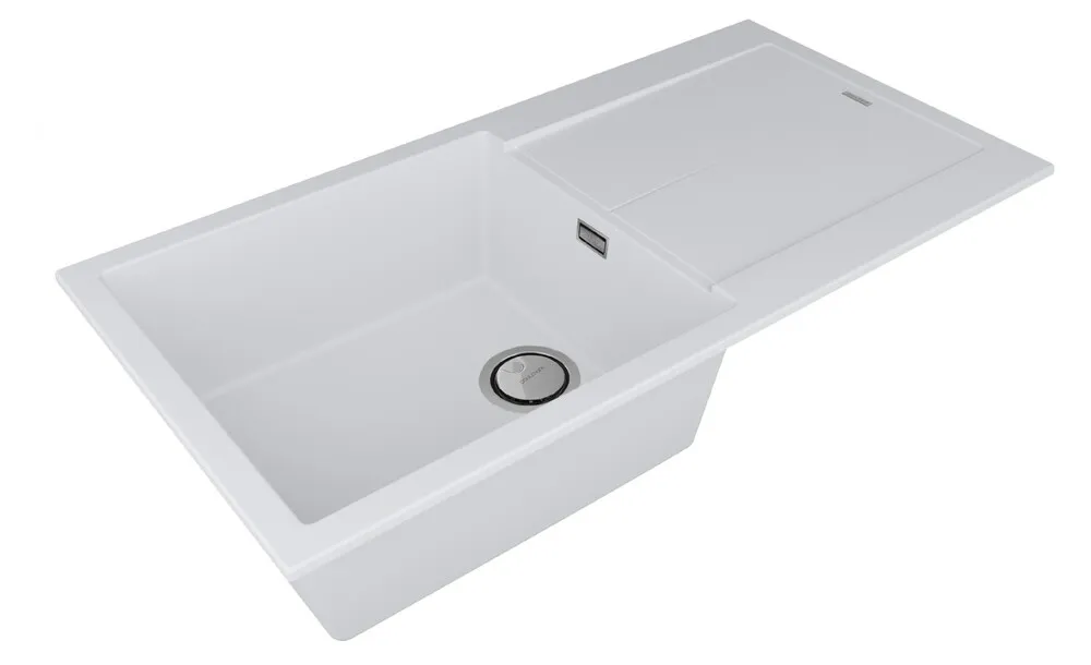 Детальное фото товара: Paulmark EXTENSIO 99, мойка, гранит, белый