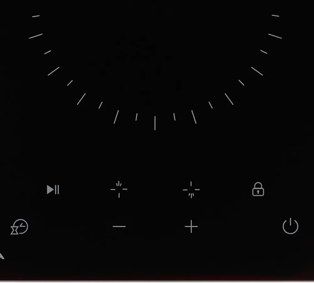 Детальное фото товара: Krona ZAUBER 30 BL TK стеклокерамическая поверхность