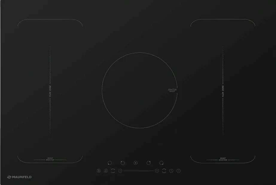 Фото товара: Maunfeld EVI.775-FL2-BK индукционная поверхность