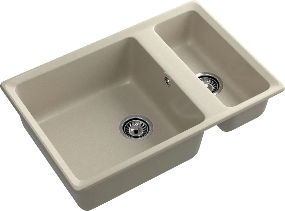 Детальное фото товара: GranFest LEVEL GF-LV-760K, мойка, мрамор, топаз