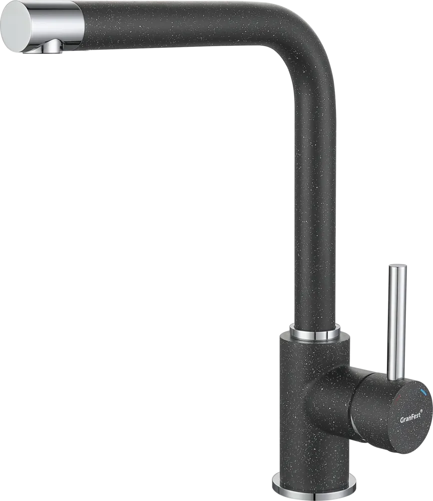 Фото товара: GranFest 3651, смеситель, мрамор, графит