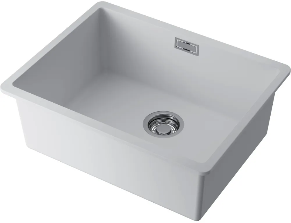 Детальное фото товара: Omoikiri Kata 54-U-WH, мойка, гранит, белый