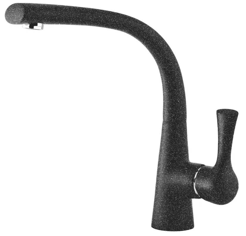 Фото товара: GranFest 3723, смеситель, мрамор, графит