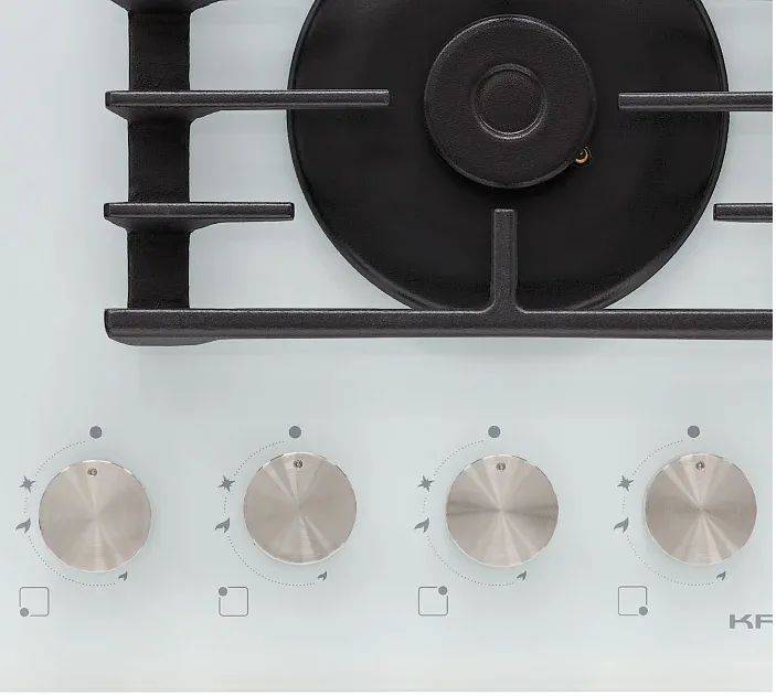 Детальное фото товара: Krona HAGEL 60 WH газовая поверхность