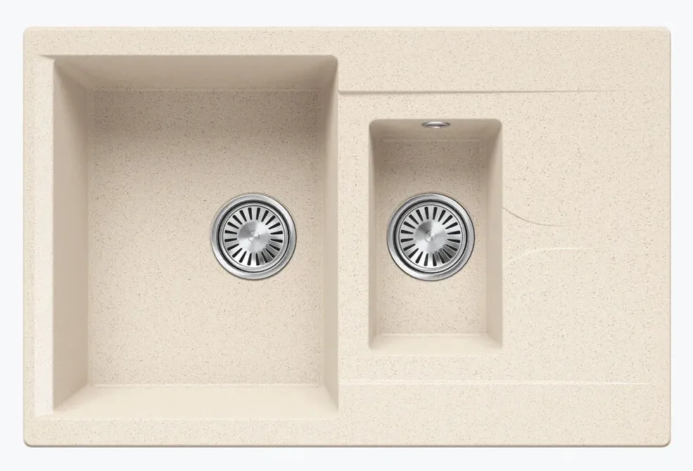 Фото товара: Polygran BRIG-770, мойка, мрамор, кремовый 327