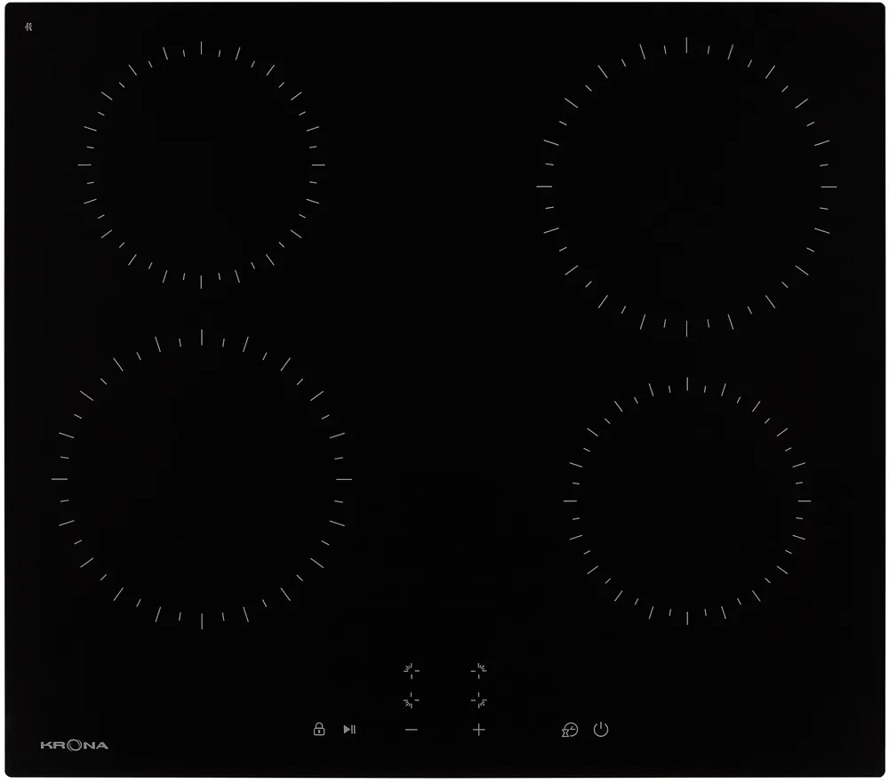 Фото товара: Krona ZAUBER 60 BL TK стеклокерамическая поверхность