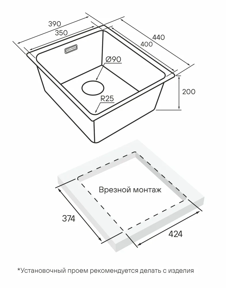 Схема встраивания
