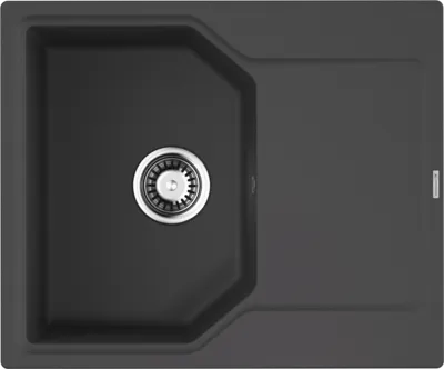Фото товара: Omoikiri Yonaka 61-BL, мойка, гранит, черный