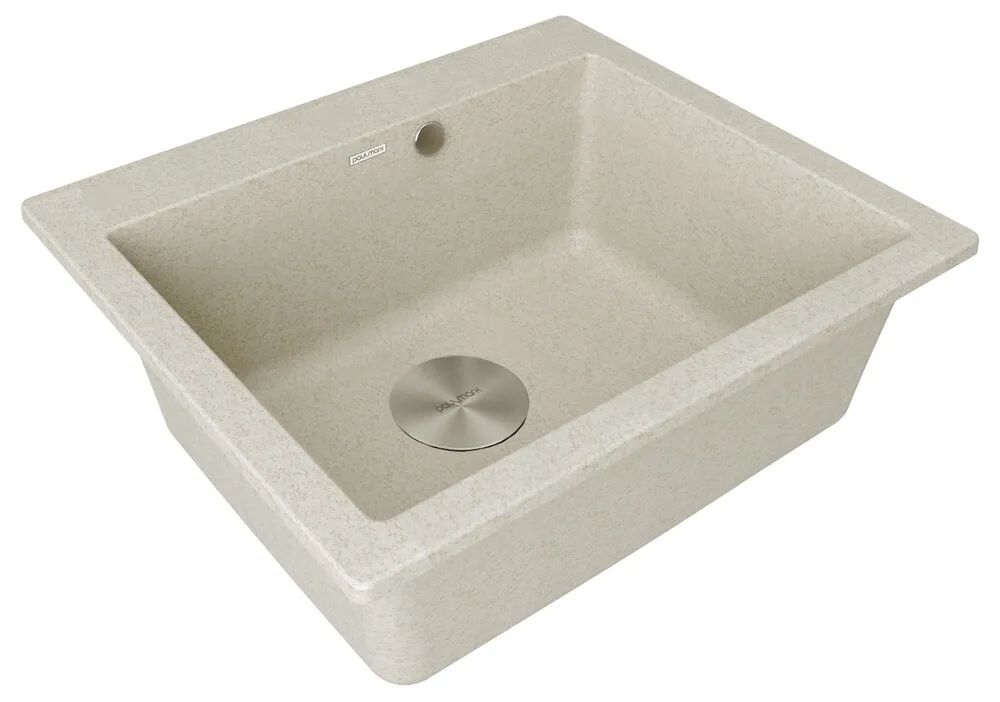 Детальное фото товара: Paulmark KANTE 60, мойка, гранит, бежевый