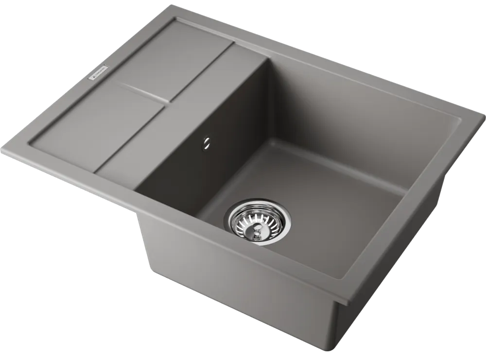 Детальное фото товара: Omoikiri Sumi 65A-GR, мойка, керамика, leningrad grey