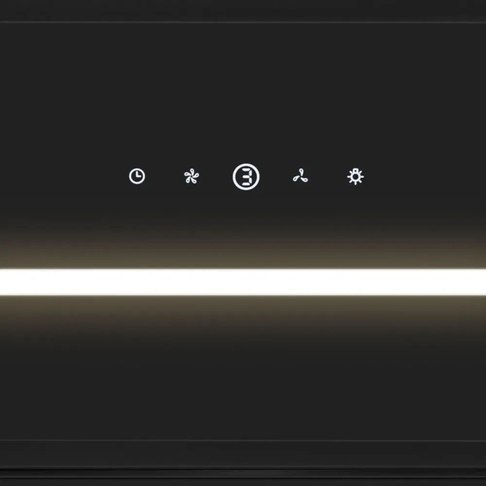 Детальное фото товара: MEFERI SMARTBOX60BK GLASS COMFORT