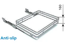 Детальное фото товара: Sige Prezenta корзина с дном из ламинированного МДФ в шкаф шириной 600 мм