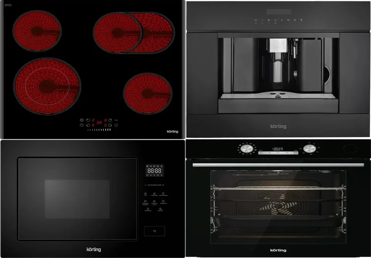 Фото товара: KORTING HK 62550 B + OKB 8972 EN ST + KMI 827 GN + KCM 9200 BG