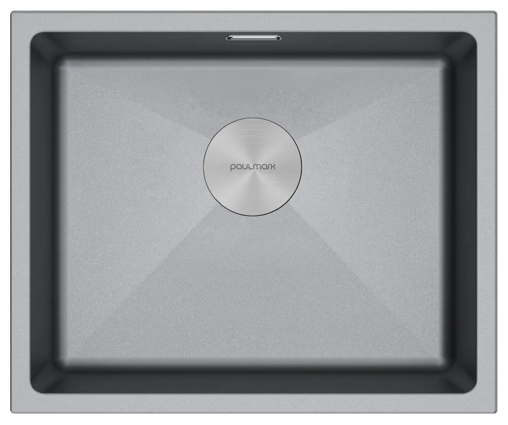 Фото товара: Paulmark LUMI 55UNI, мойка, гранит, серый металлик