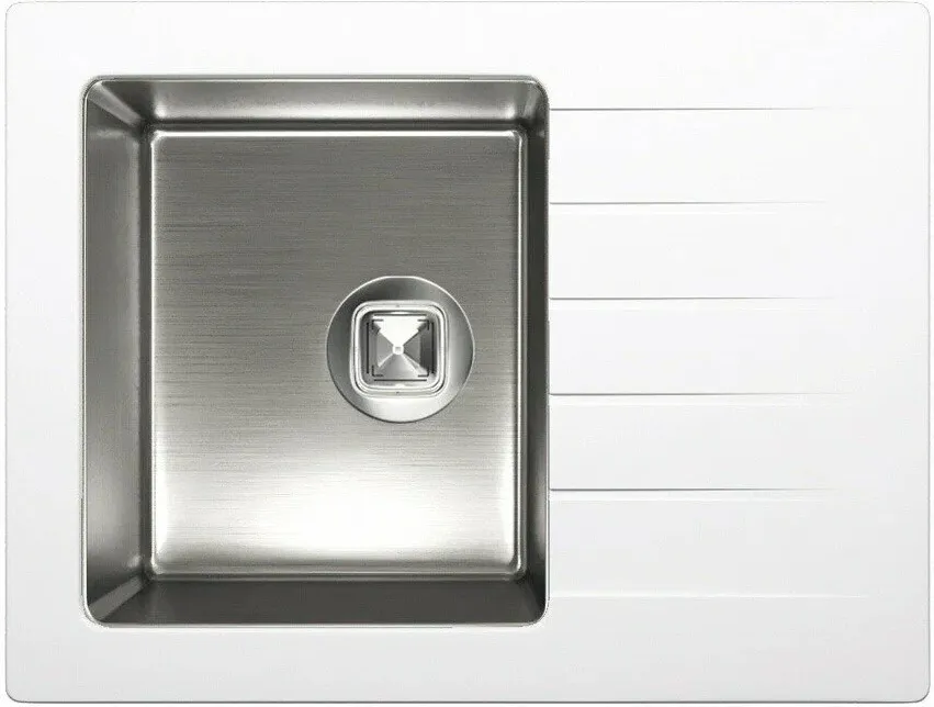 Детальное фото товара: Tolero Twist TTS-660, мойка, гранит/нержавеющая сталь, туман