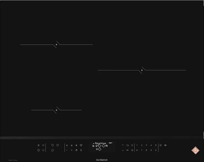Фото товара: De Dietrich DPI4320H индукционная поверхность