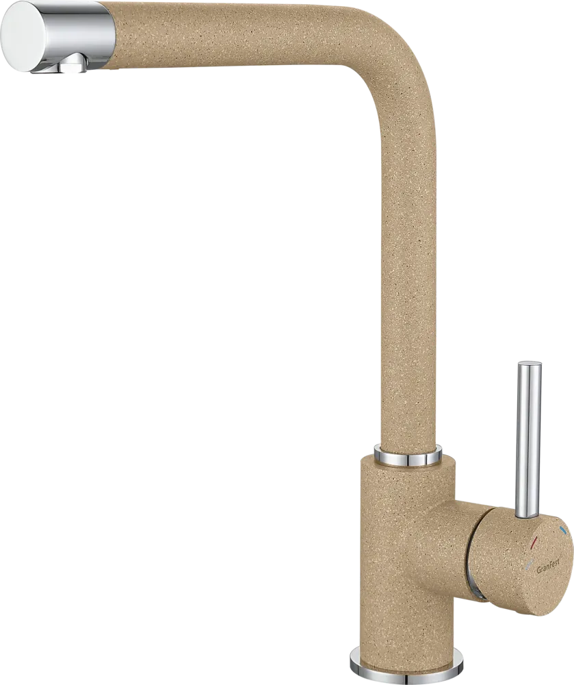 Фото товара: GranFest 3651, смеситель, мрамор, песочный