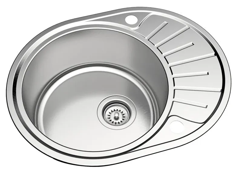 Детальное фото товара: Oulin OL-R101 (F&P), мойка, нержавеющая сталь сатин