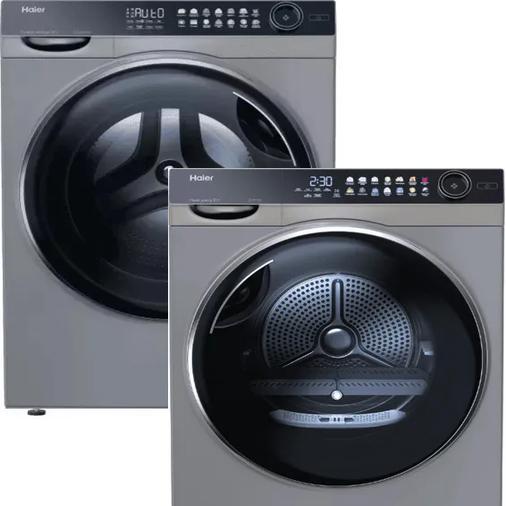 Фото товара: Haier стирка HW100-BD14378S + сушка HD100-A2378S