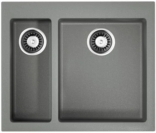 Фото товара: Omoikiri Bosen 59-2-GR, мойка, гранит, leningrad grey