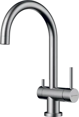 Фото товара: Omoikiri Yamada-BN, смеситель, нержавеющая сталь