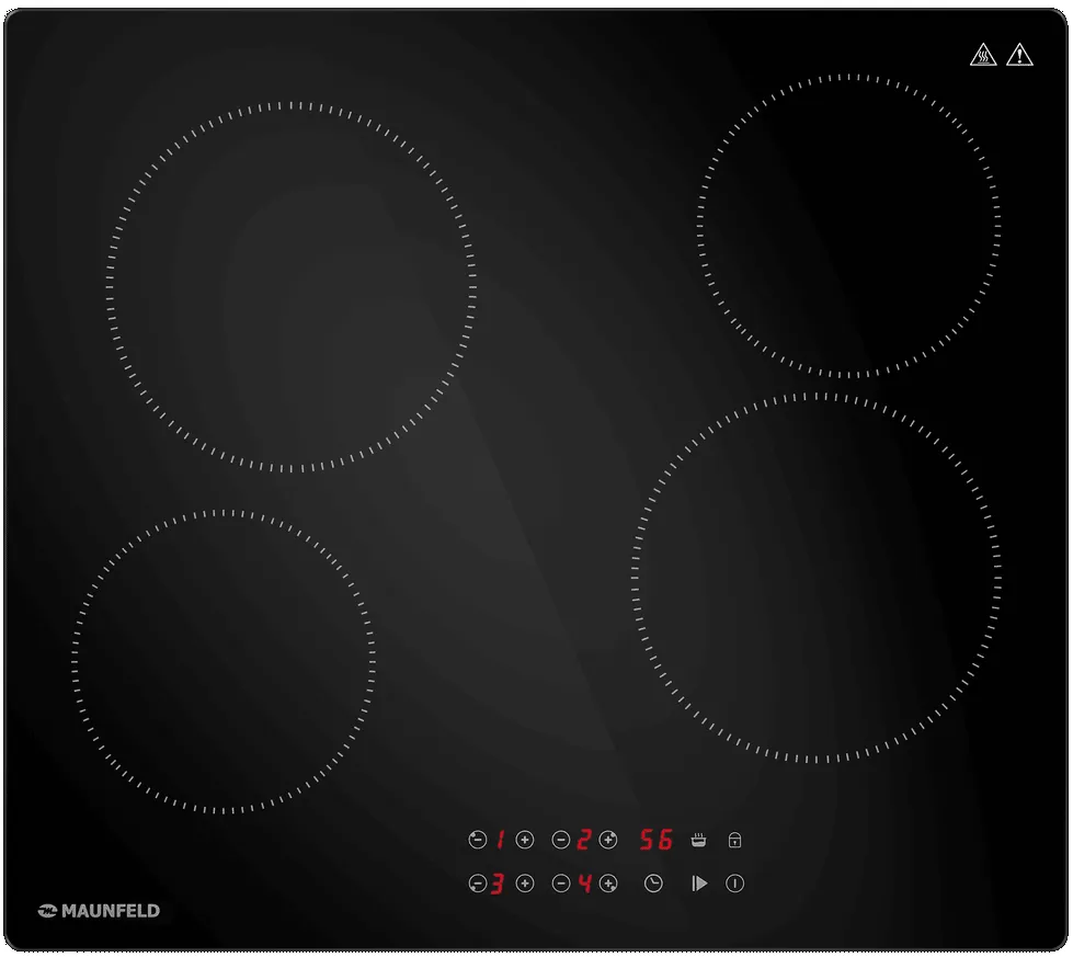 Фото товара: Maunfeld CVCE594STBK стеклокерамическая поверхность