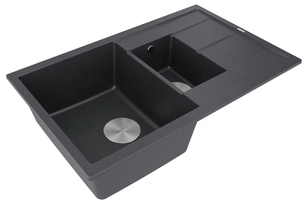 Детальное фото товара: Paulmark FLUGEN 60/1,5, мойка, гранит, черный