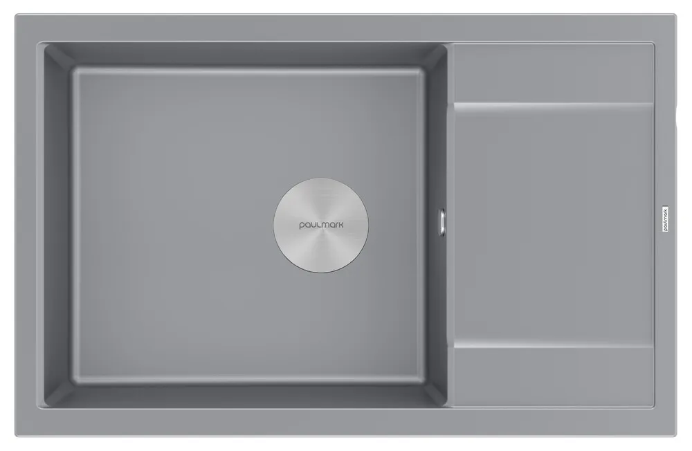 Фото товара: Paulmark FLUGEN 60, мойка, гранит, серый металлик