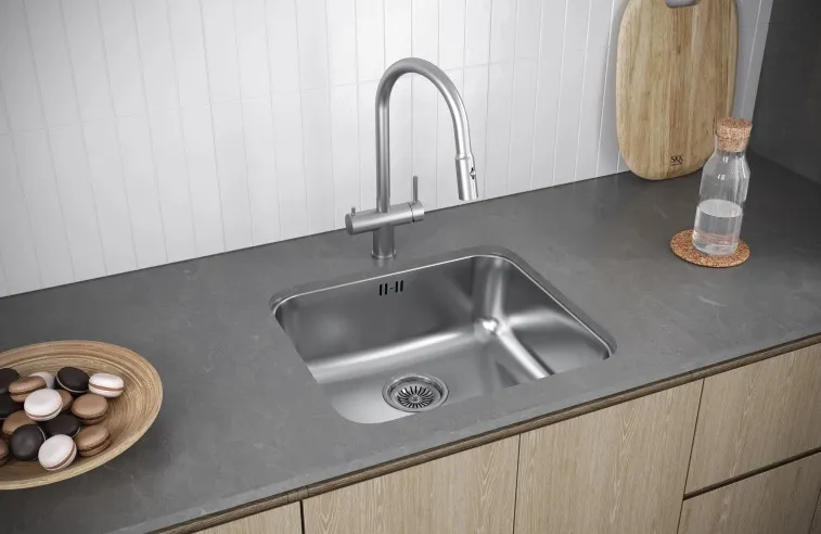 Детальное фото товара: KUCHENSTERN RUND 50, мойка, нержавеющая сталь