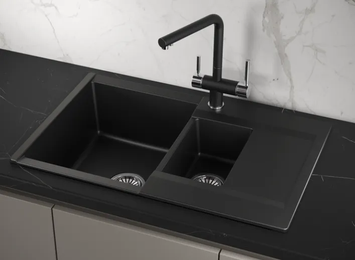 Детальное фото товара: GRANULA ES-7808 мойка, гранит, турмалин