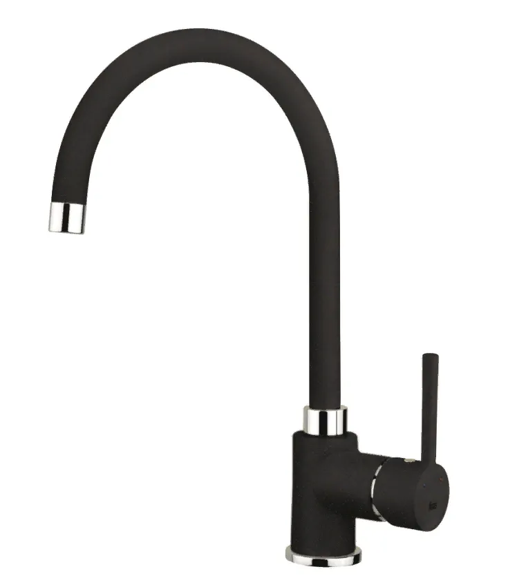 Фото товара: Teka SP 995, смеситель, гранит, металлический черный