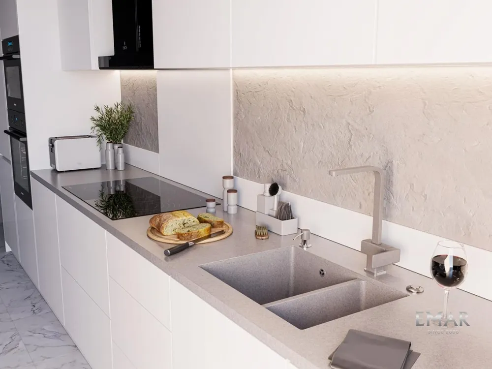 Детальное фото товара: Emar EMQ-2665.PL, мойка, гранит, барит