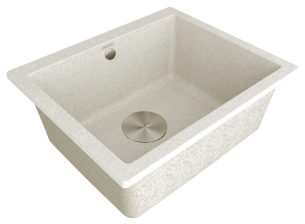 Детальное фото товара: Paulmark GERA 60, мойка, гранит, бежевый