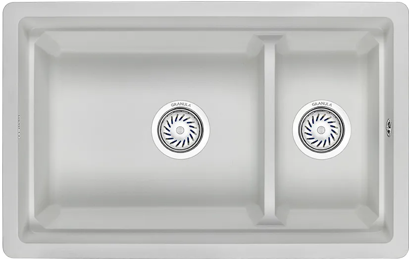 Фото товара: GRANULA 7304U мойка, гранит, арктик (белый)