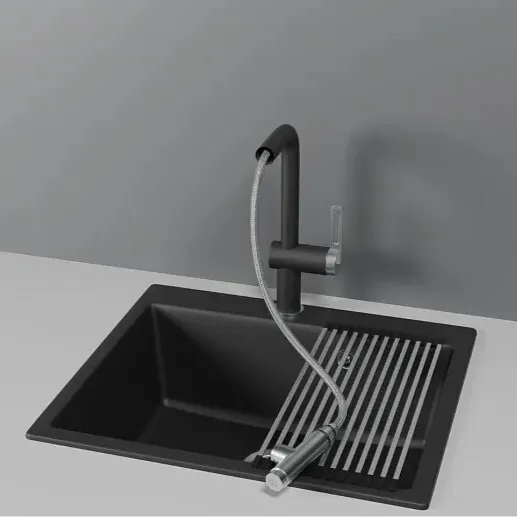 Детальное фото товара: GRANULA 8169 смеситель, гранит, турмалин