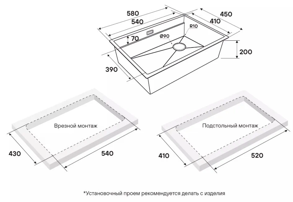 Схема встраивания